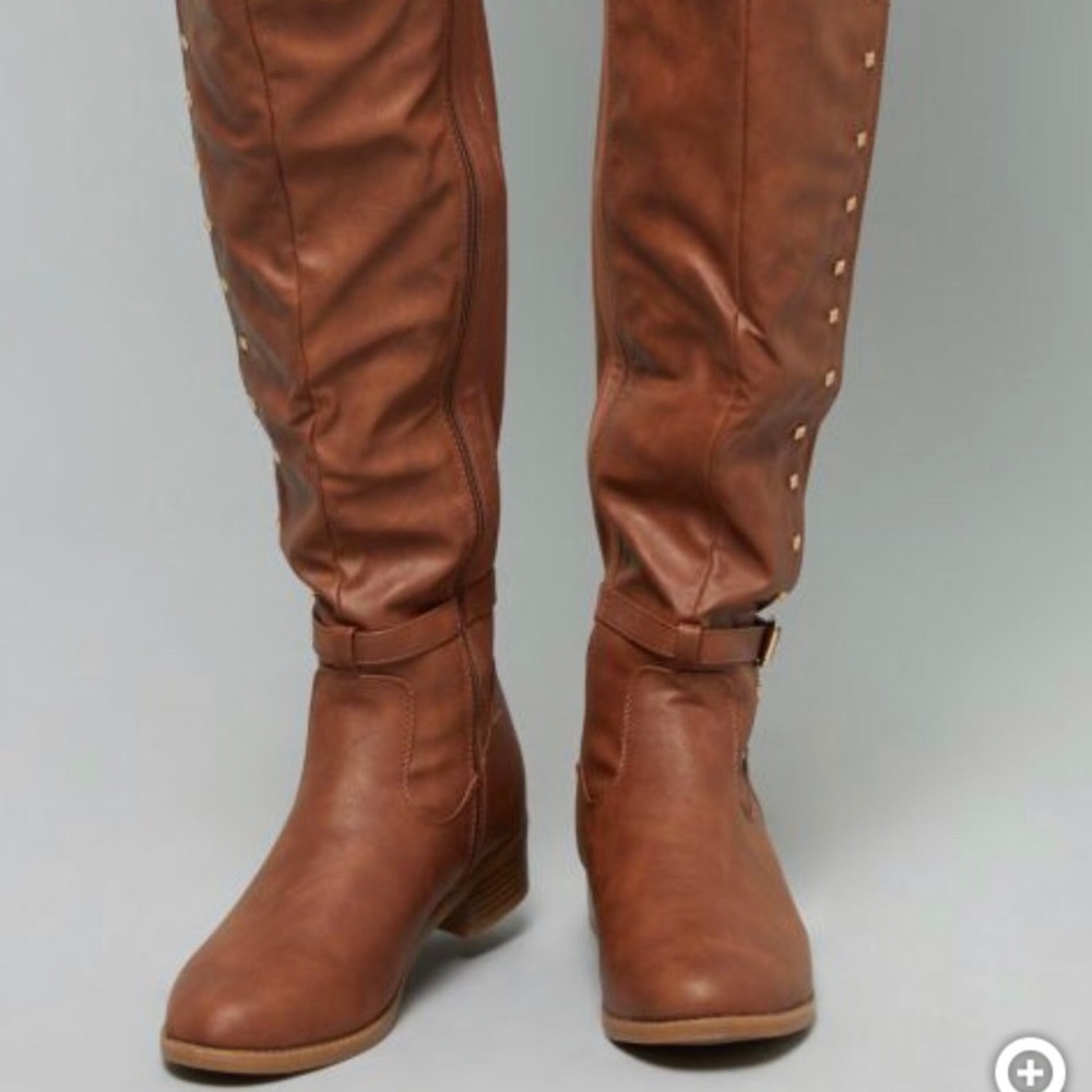 Ankle Strap Knee High (Also In Black ) size 6